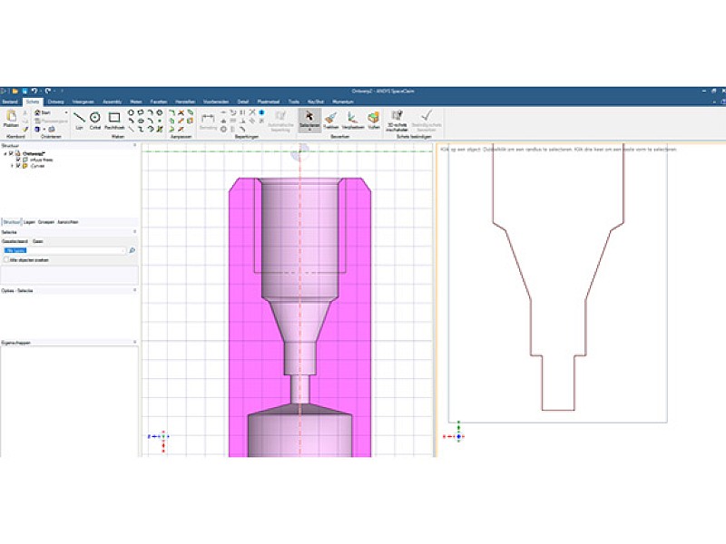 Blogartikel BKB Precision werkt met SpaceClaim gereedschappen