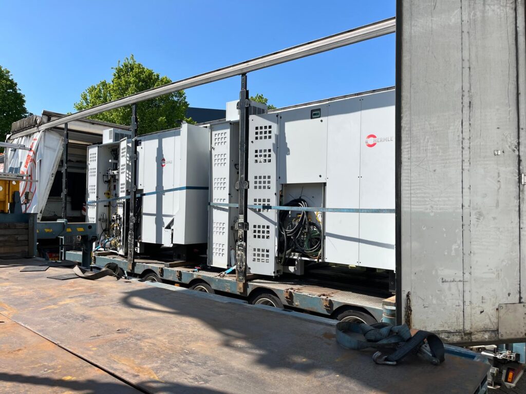 Hermle C32 op vrachtwagen